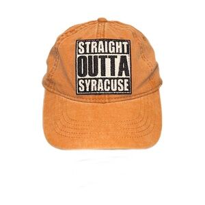 Baseball Hat With Straight Outta Syracuse Patch